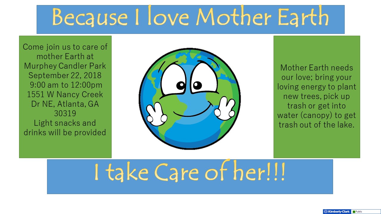 Because I love Mother Earth, I take Care of her ...